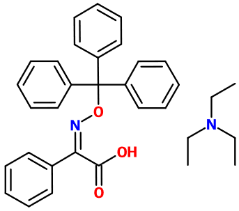 (image for) MC095014 Triethyl ammonium phenyl-(Z)-trityloxyiminoacetate